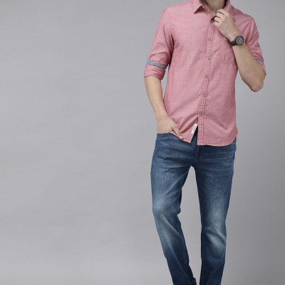 Men Blue Regallo Skinny Fit Light Fade Stretchable Jeans